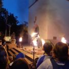 Feuershow zum Guiness World record Event
