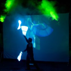 Multimedia LED Show mit Projektionen