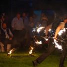 Feuershow mit Dragonstaff Jonglage